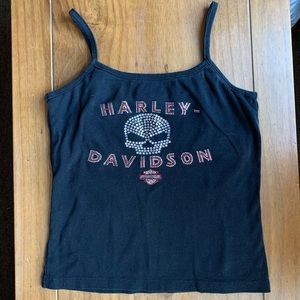 Harley Davidson rhinstone top